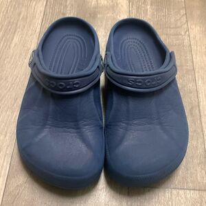 Kids CROCS‎ Bistro Blue Slip On Clog Shoes